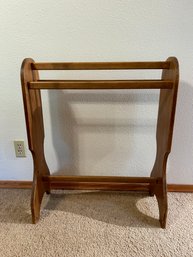 Antique Wooden Quilt Rack