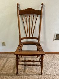 Antique Chair No Bottom-great For Planter