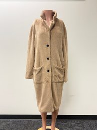 Sanctuary Long Camel Tone Faux Fur Jacket With Tags - Sz M