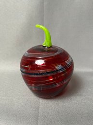 4 Inch Glass Apple.