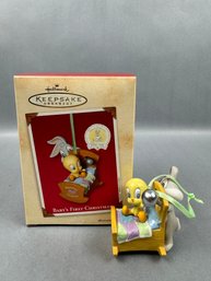 Hallmark Keepsake Ornament - Babys First Christmas - 2002