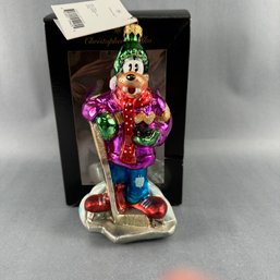 Christopher Radko - Goofy Hockey- Hand Blown & Hand Painted
