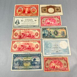 Lot Of World Paper Currency