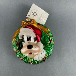 Christopher Radko Disney Ornament - Goofy Wreath