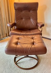 Vintage Ekorness Chair And Ottoman