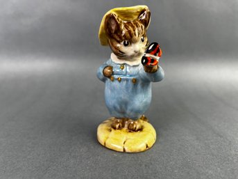 Beatrix Potter Tom Kitten & Butterfly Beswick England