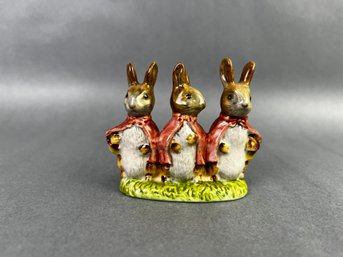 Beatrix Potter - Flopsy Mopsy And Cottontail - Royal Doulton