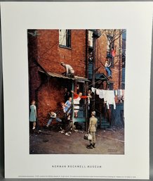 Print Of Norman Rockwell's Classic 1945 Painting 'Homecoming G.I.,'
