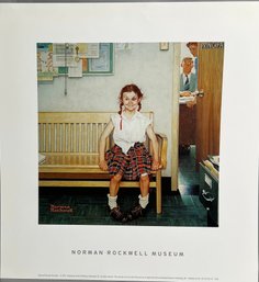 Print Reproduces Norman Rockwell's Classic 1953 Saturday Evening Post Illustration, Girl With Black Eye