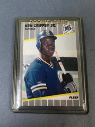 1989 Fleer 548 Ken Griffey Jr Rookie Card.