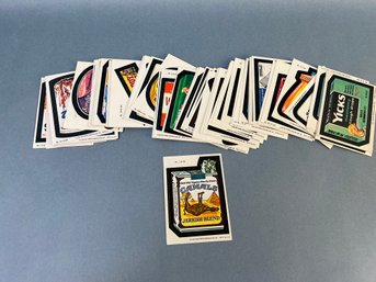 Lot Of 62 1979 Topps Wacky Packages Stickers.