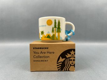 Starbucks You Are Here Ornament California