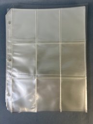 38-9 Pocket Pages For Collectors Cards.