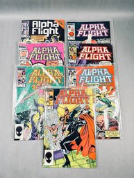 Alpha Flight Comic Lot #11-16, #28 - Marvel Comics