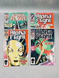 Alpha Flight Comic Lot #17-20 - Marvel Comics
