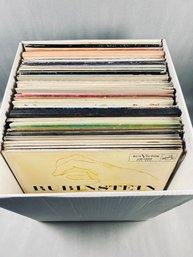 Box Lot Of Vintage Records - Classical With A Mix Of Elton John