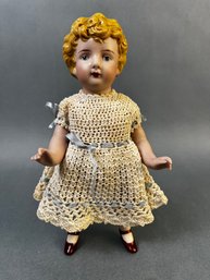 Porcelain Artist Doll Marked Jan Marie 2002.