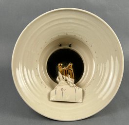 Vintage Studio Pottery Mirror Wall Art