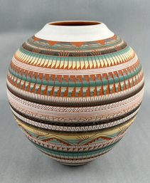 Signed Susie Charlie Navajo Studio Pottery Vase