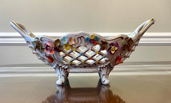 Dresden Porcelain Basket