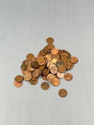 Lot Of Canadian Pennies