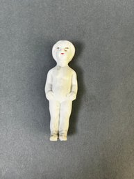 Vintage Small Porcelain Doll Marked 401 - 7 On The Back.