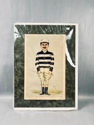 1893 Vanity Fair Lithograph Print – 'Count Strickland' By Hay