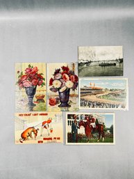Mixed Lot Of Vintage Postcards
