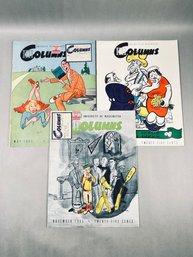 3 Vintage Copies Of University Of Washington Columns Magazine (May & Nov 1945, June 1946)