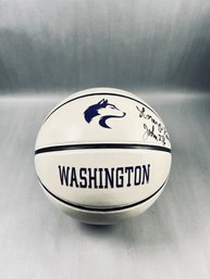 Lorenzo Romar Signed University Of Washington Basketball W/ COA (Staedtler Brothers)
