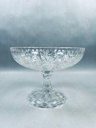 Vintage Lead Crystal Compote