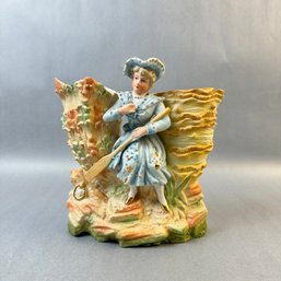 Antique German Boy Planter