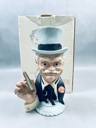 1980 Red Skelton (Signed) 'San Fernando Red' - Sculpture By Hal Reed