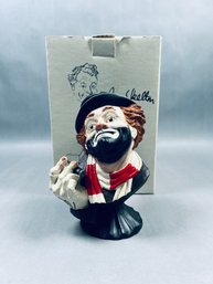1980s Red Skelton'Freddie The Freeloader' - Sculpture By Hal Reed