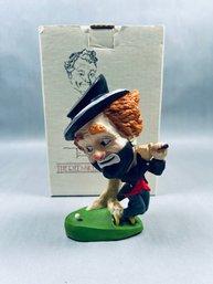 1980s Red Skelton'Freddie On The Green' - Sculpture By Hal Reed
