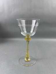 1962 Bryce Brothers Elegant Space Needle Stemmed Champagne Glass