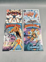 4-book Lot Of Vintage The Omega Men Comic Books, Published By DC Comics