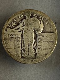 S. Standing Liberty Quarter, Minted Between 1917 And 1930.