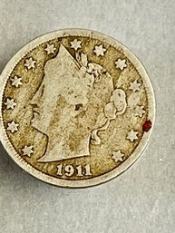 1911 Liberty Head 'V' Nickel