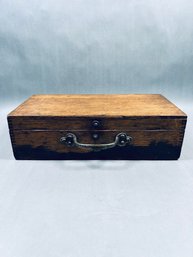 Antique Oak Dovetailed Box - Ink/or/Art Box