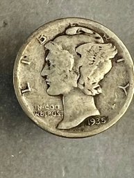 1935 U.S. Mercury Dime
