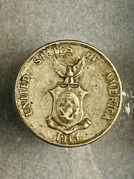 Vintage Philippine 5-centavo Coin From The U.S. Administration Period