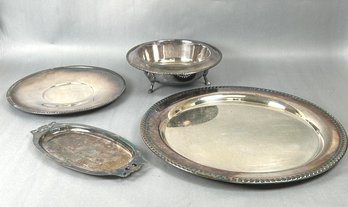 Vintage Silver Plate Dish Set *local Pick Up Only*