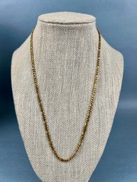 18k Yellow Gold Figaro Chain Necklace