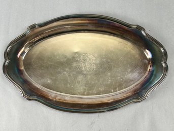 LBS Co. Superfine 14 Crest Silverplate Platter *local Pick Up Only*