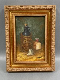 Small Still Life Painting - Signed