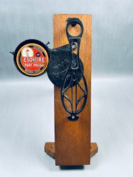 Vintage Cast Iron Portable Shoe Polish Stand (C. 1880)