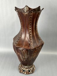 Pot Metal Vase *local Pick Up Only*