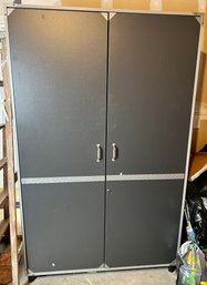 Garage Cupboard With Diamond Plate