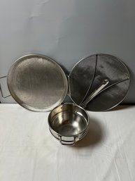 Calphalon A102 Bowl, Splash Screen & Drain Plate